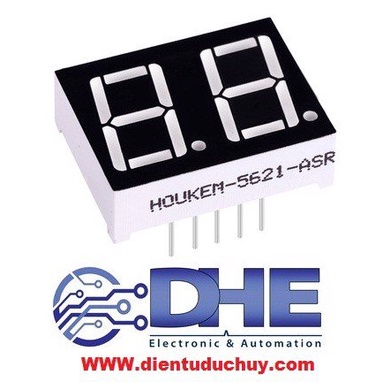 LED 7 ĐOẠN 1/2/3/4 SỐ - ÂM/DƯƠNG CHUNG - 0.56'' HIỂN THỊ MÀU ĐỎ