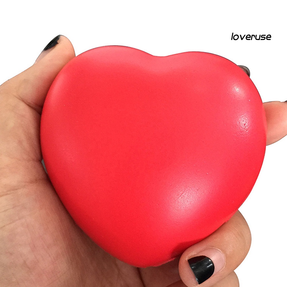 Đồ Chơi Xốp Squishy Giảm Stress Hình Trái Tim Dễ Thương Cho Bé