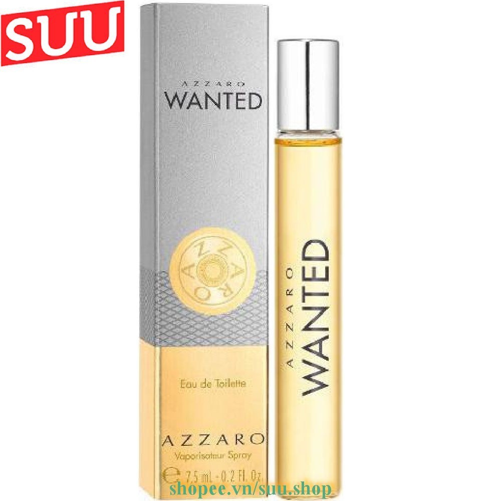 Nước Hoa Nam 7.5ml Azzaro Wanted suu.shop cam kết 100% chính hãng