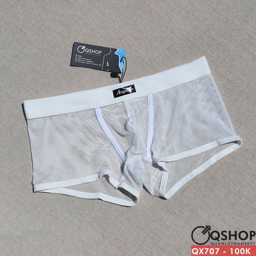 Quần lót boxer nam lưới mịn QSHOP QX707
