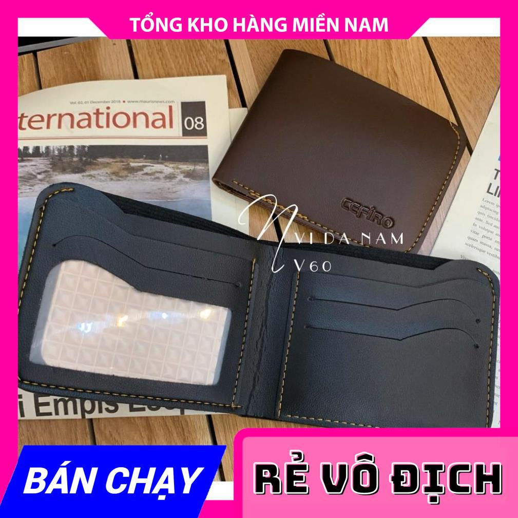 VÍ DA NAM CỰC SANG V60 ⚡FREESHIP⚡100% ẢNH THẬT⚡ CHUYÊN SỈ - GIÁ TỐT