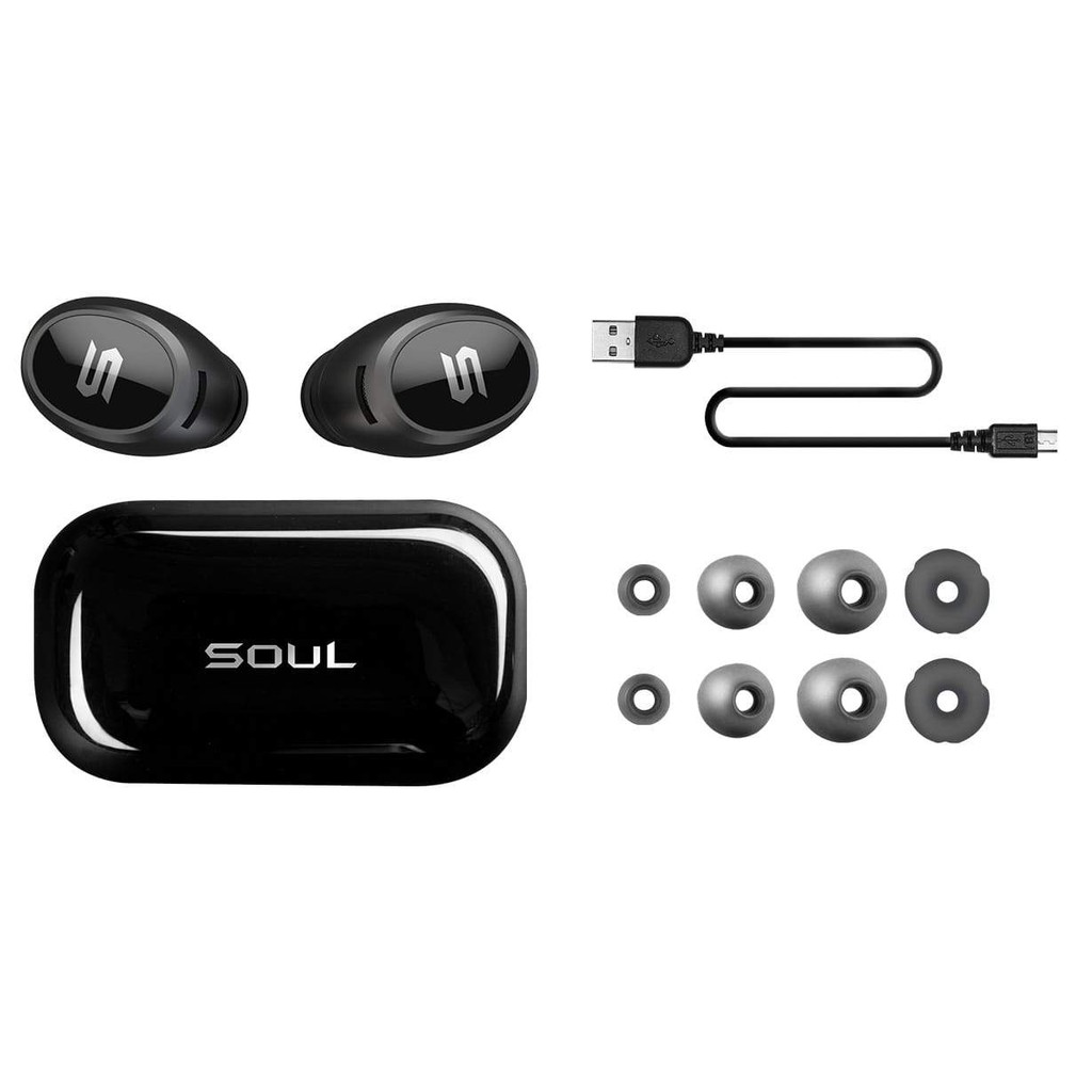 Tai Nghe True Wireless SOUL Emotion Siêu Nhỏ Gọn Kèm Dock Sạc SE45 - Phân Phối Chính Hãng