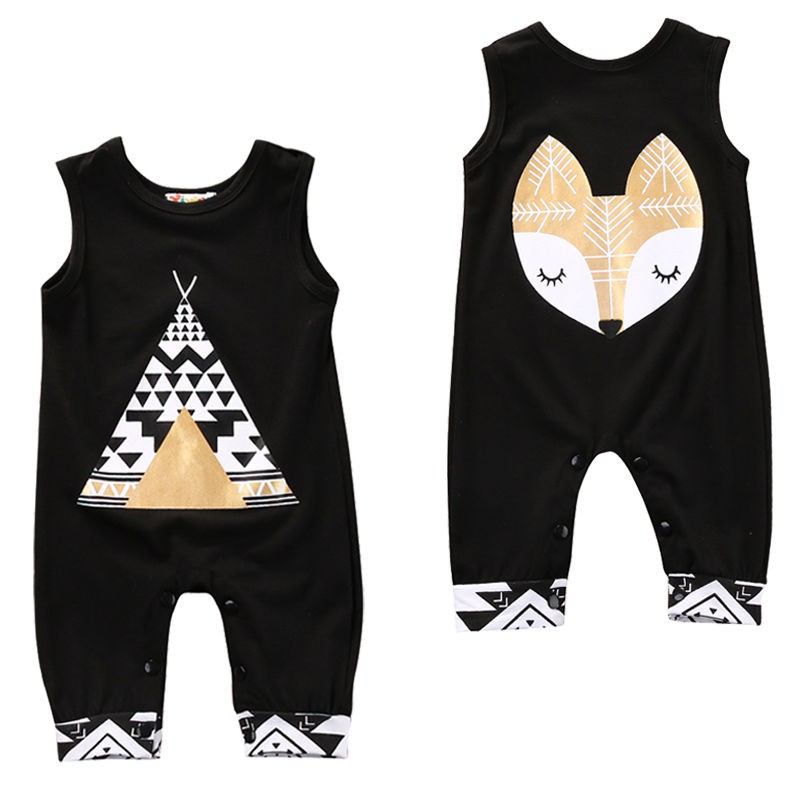 Bộ Bodysuit Một Mảnh Thời Trang Mùa Hè Dễ Thương Cho Bé Sơ Sinh