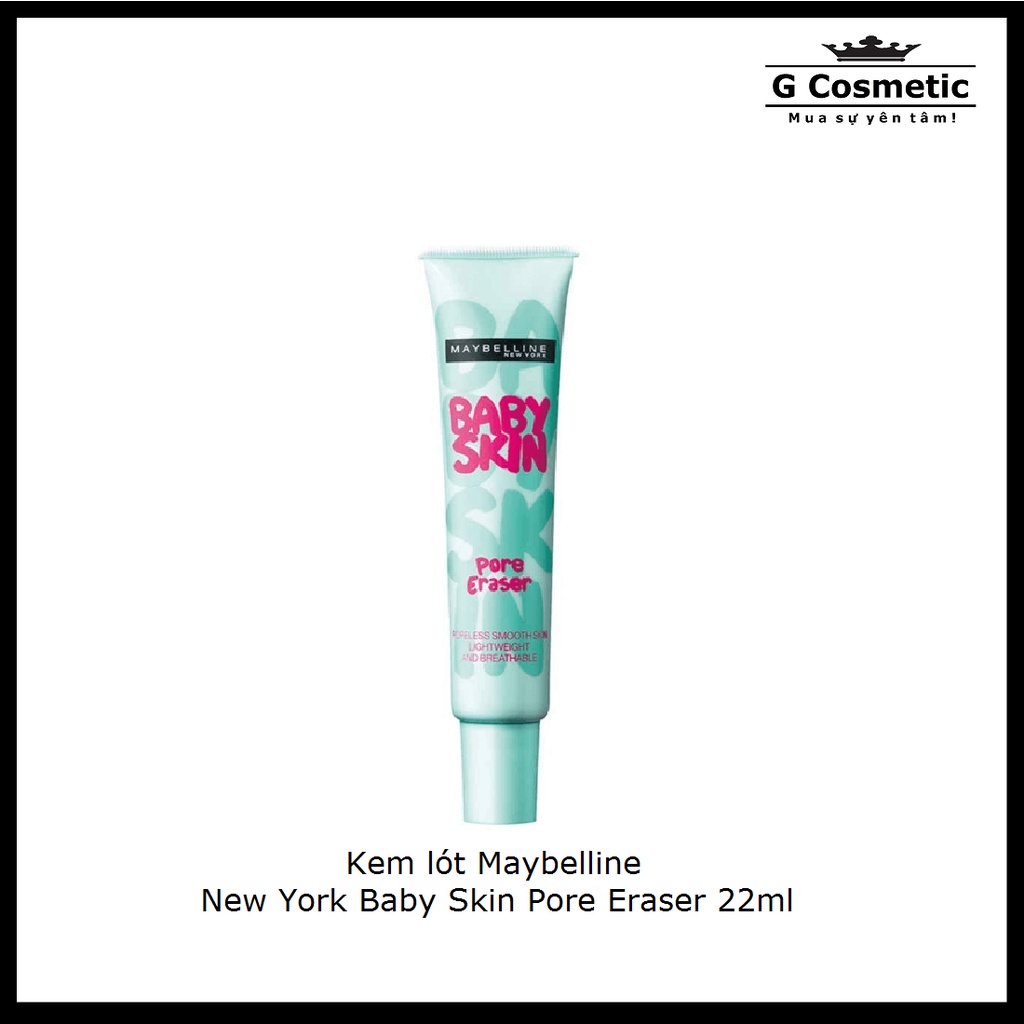 Kem Lót Kiềm Dầu Che Lỗ Chân Lông Maybelline Pore Eraser Baby Skin 22ml