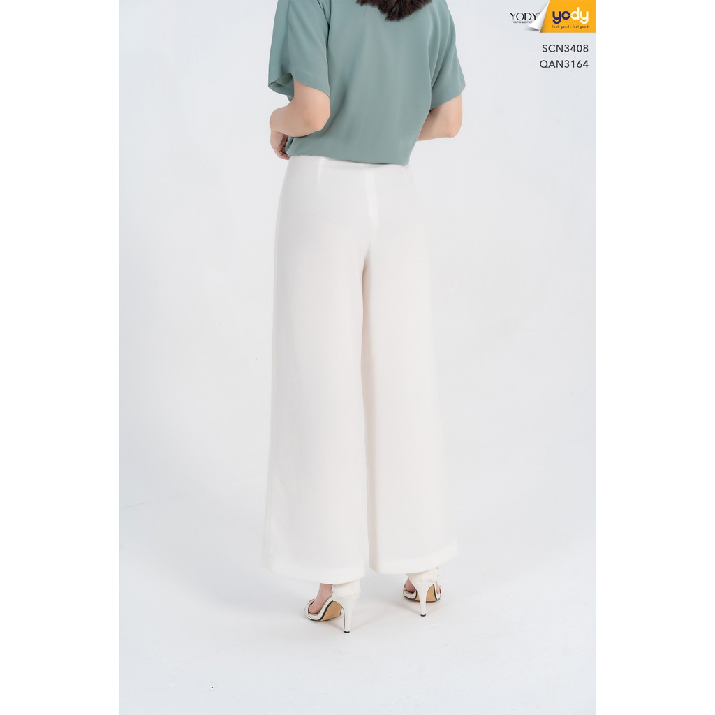 Quần Âu Công Sở Ống Suông YODY Cạp Cao Chất Tuyết Mưa Co Giãn QAN3164 | BigBuy360 - bigbuy360.vn