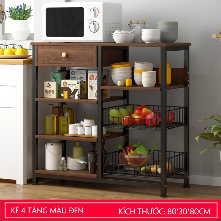 Kệ Để Đồ nhà Bếp Đa Năng Nhiều Tầng