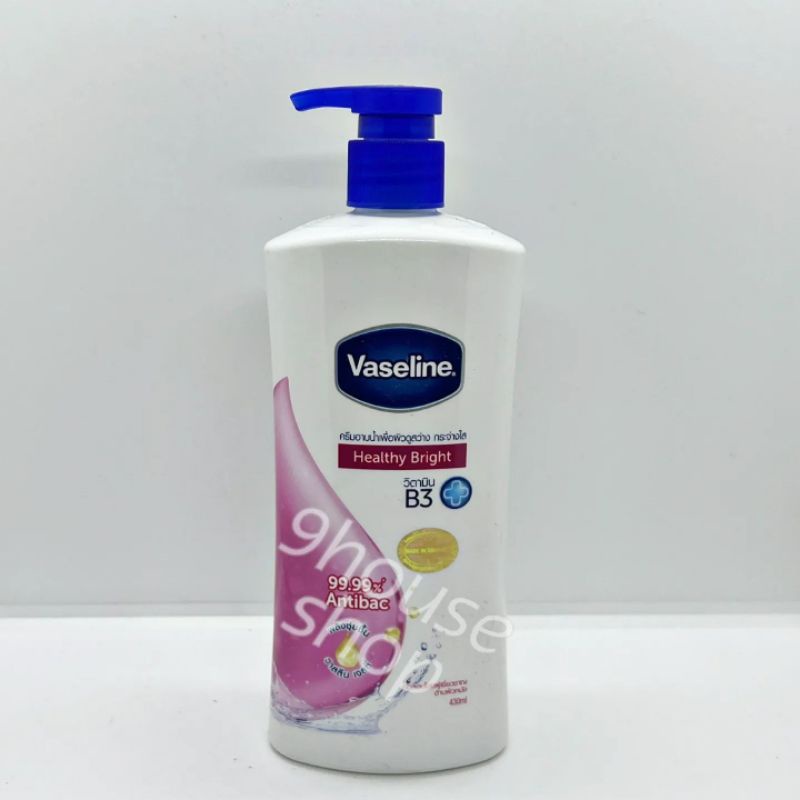Date 12/2023 01 Chai Sữa Tắm DƯỠNG ẨM VASELINE 2in1 Thái Lan 430ml