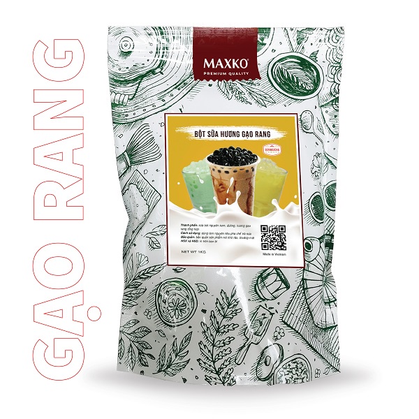 Bột sữa hương Gạo Rang dùng pha chế trà sữa, túi 1KG
