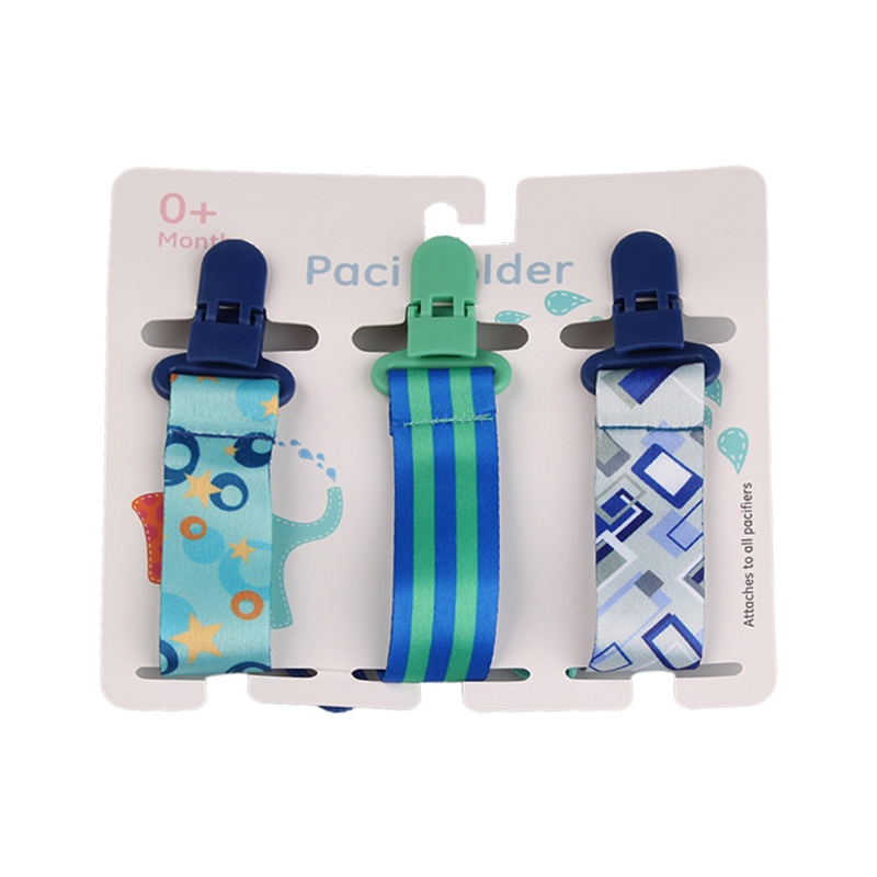 Dây Đeo Núm Vú Giả In Họa Tiết Hoạt Hình Dễ Thương Có Thể Gặm Răng Cho Bé