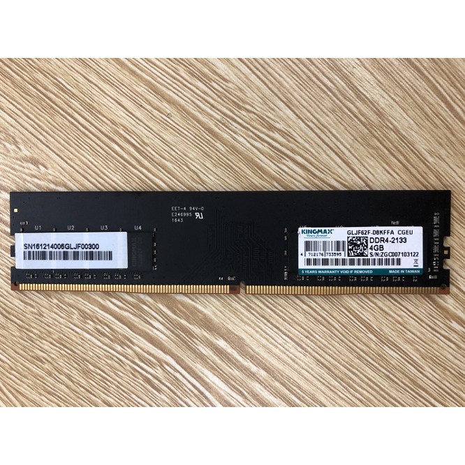 Ram Kingmax 4GB DDR4 Bus 2133Mhz hàng tháo máy