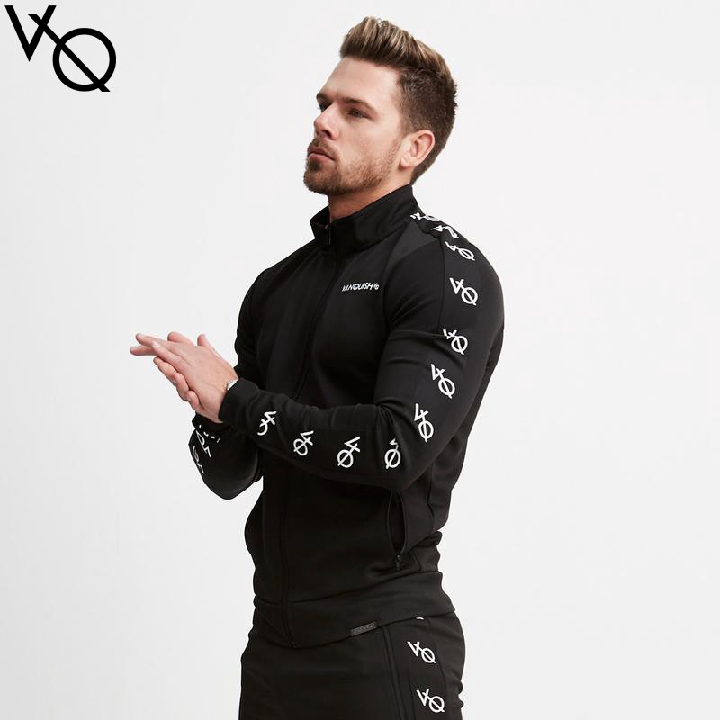 Áo Khoác cotton Thể Thao Phối Khóa Kéo Thời Trang Cho Nam