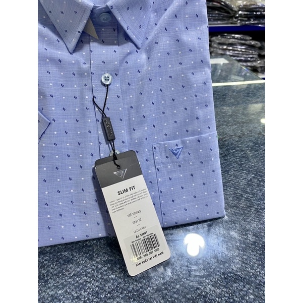 Áo sơ mi ngắn tay ♥️ FREESHIP ♥️ Áo Vitino lai bầu dáng ôm trẻ trung, mẫu hoạ tiết