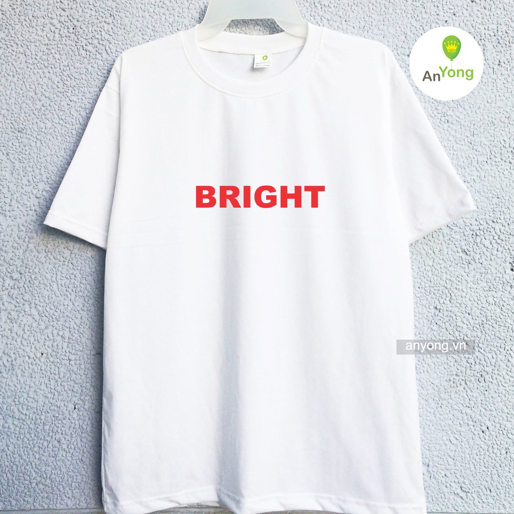 Áo thun BrightWin in chữ