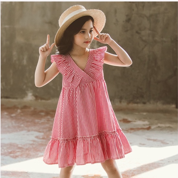 Váy đầm cho bé gái lớn size đại kiểu dáng công chúa VL68 Size 120-160 20-40 kg thời trang trẻ em hàng quảng châu