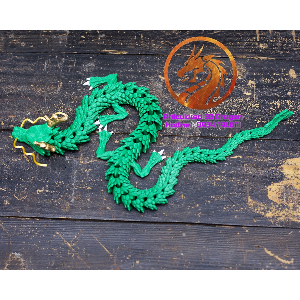 Mô Hình Rồng Xanh Dragon Ball vẽ thủ công in 3D