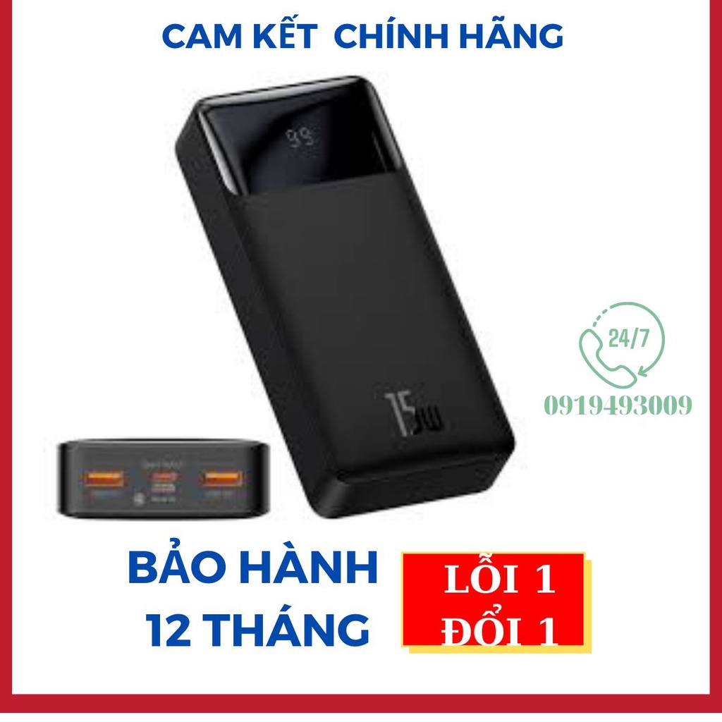 Sạc Dự Phòng Baseus Sạc Nhanh 10000mAh SẠC NHANH 15W kết nối siêu nhanh CHÍNH HÃNG BH 1 NĂM