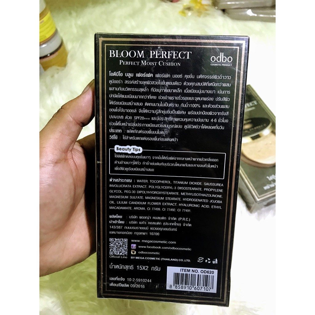 Phấn Nước ODBO Bloom Perfect Perfect Moist Cushion Thái Lan