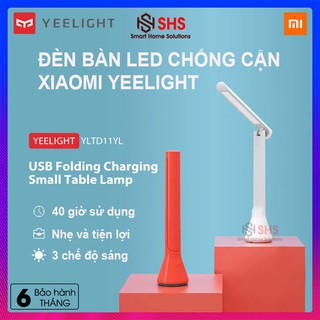 Đèn bàn LED Xiaomi Yeelight (đỏ / trắng gấp gọn, đèn thông minh đọc sách, bảo vệ mắt, sạc pin, YTD11YL, SHS Vietnam