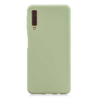 For Samsung A7 2018A10 A50 A70 Solid Color Matte Soft TPU case