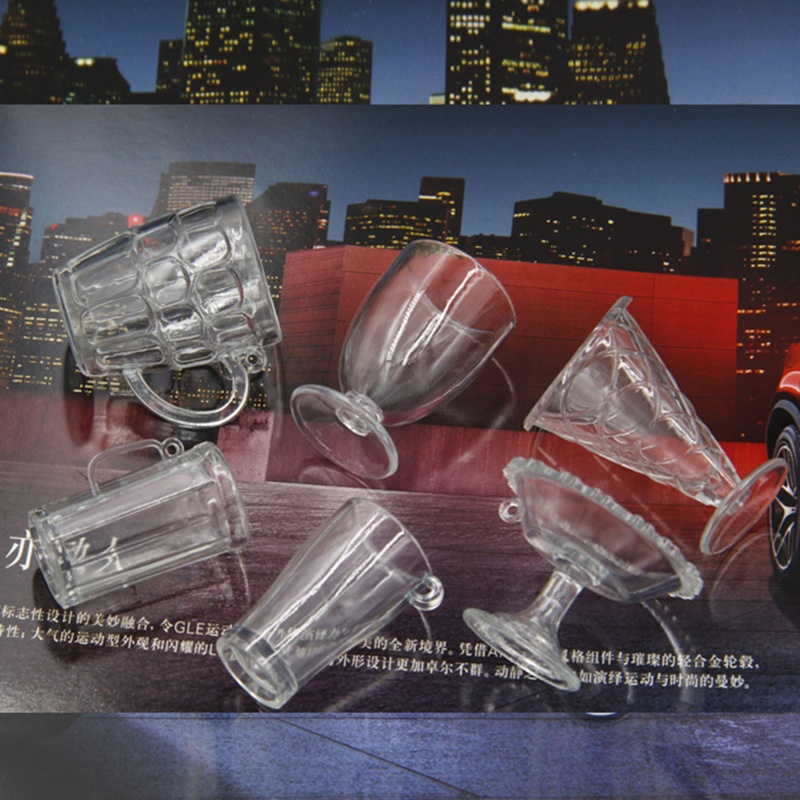 Set 12 Ly Mini Bằng Nhựa Dùng Làm Đồ Chơi Cho Bé