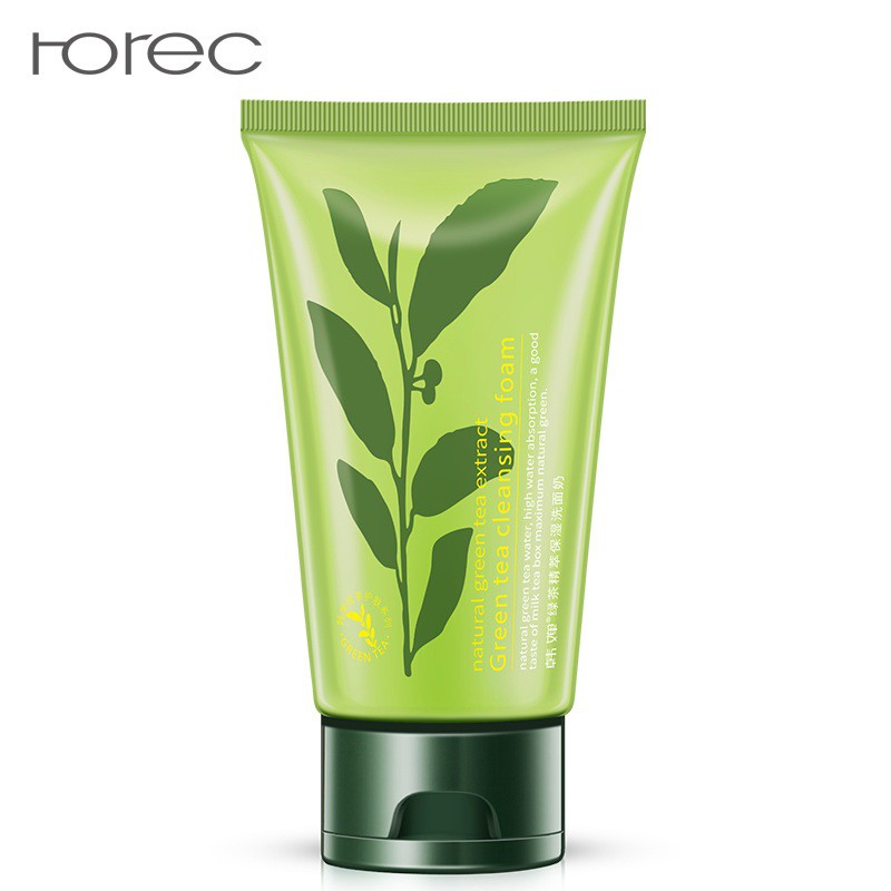 Sữa Rửa Mặt Rorec Chiết Xuất Từ Lá Trà Xanh Green Tea Cleansing Foam 100gr -Z129-B6T3