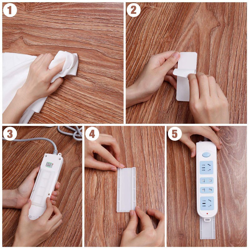 Miếng Dán Tường Treo Ổ Cắm Điện , Giá Đỡ Các Vật Dụng , Tiện Dụng Tháo Rời 88062 Lavio Store