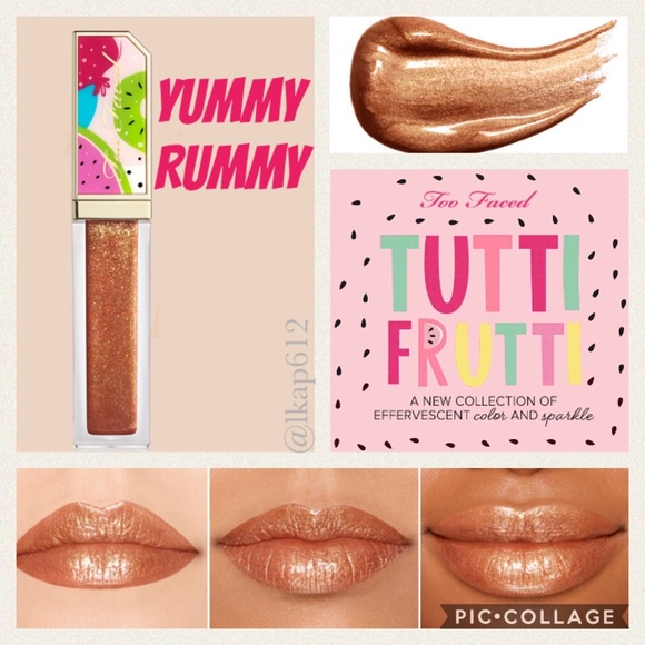 Son bóng nhũ TOO FACED Tutti Frutti Juicy Fruits Lip Glaze