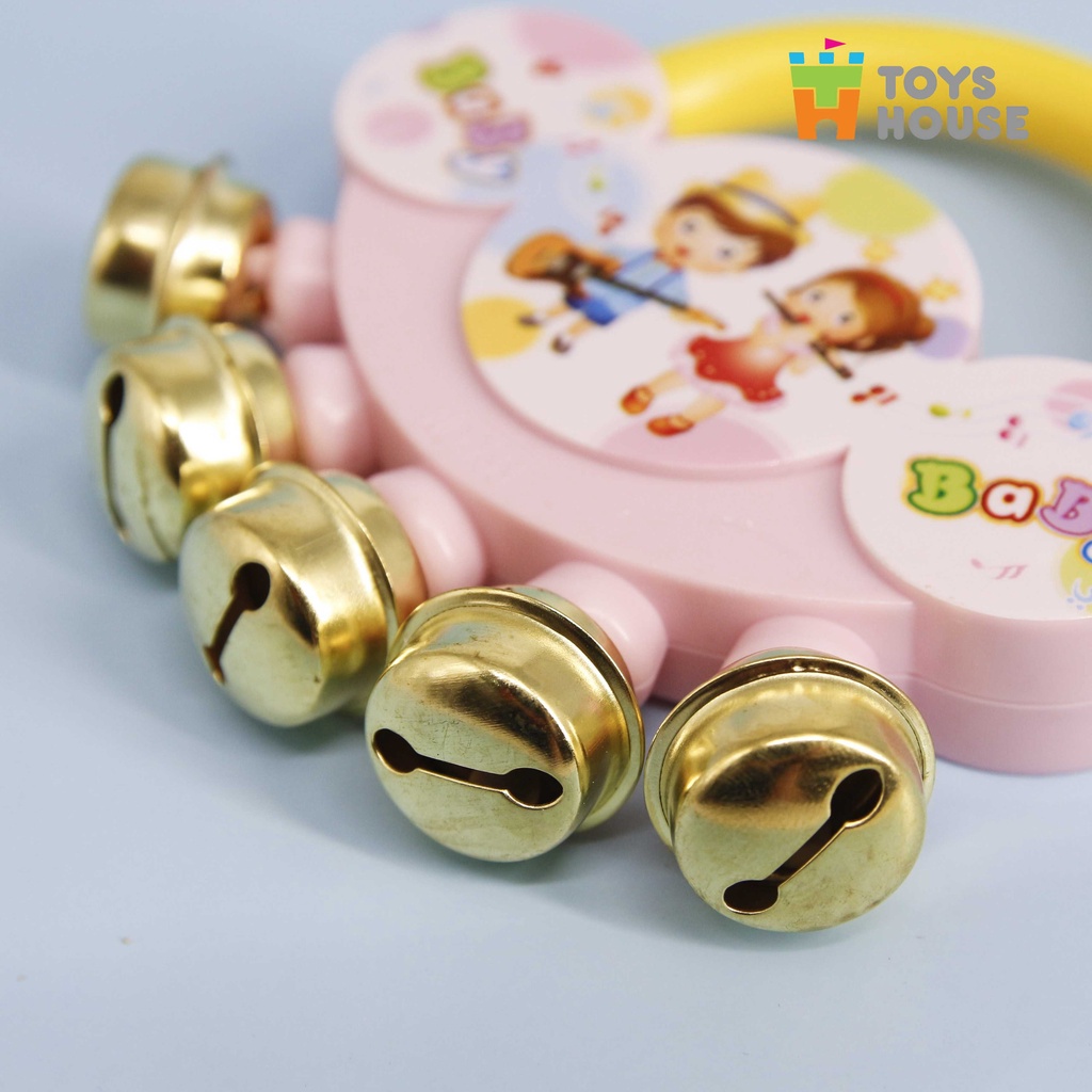 Set đồ chơi Xúc xắc, lục lạc, kèn, trống Toyshouse dành cho bé từ sơ sinh TH1220-733A