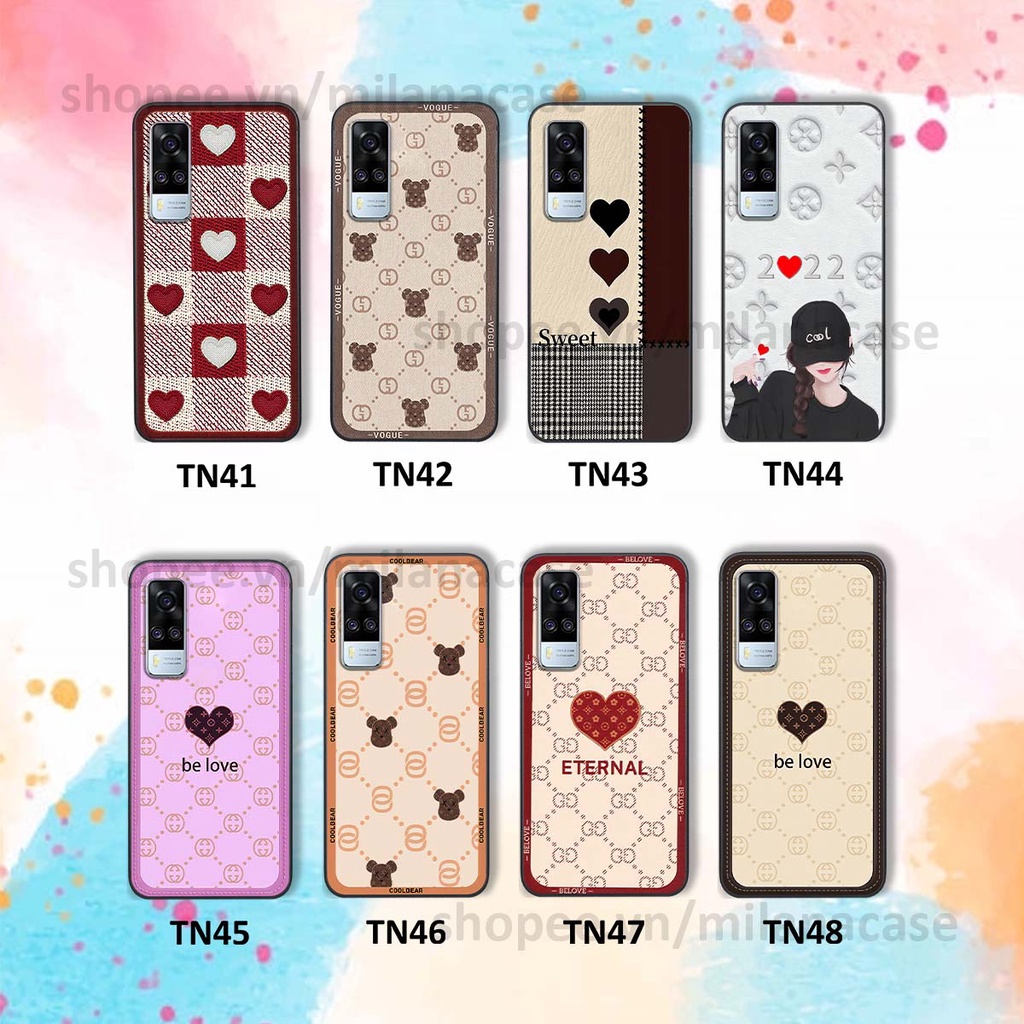 Ốp Vivo Y51 2020 hình trái tim be love tình yêu siêu đẹp, cá tính, thời trang