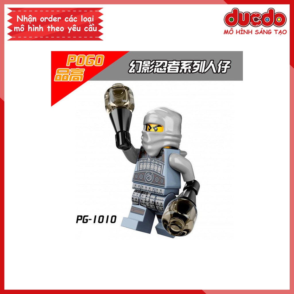 Minifigures xà tinh trong Ninjago tuyệt đẹp - Đồ chơi Lắp ghép Xếp hình Mini Ninja Mô hình Pogo PG8055