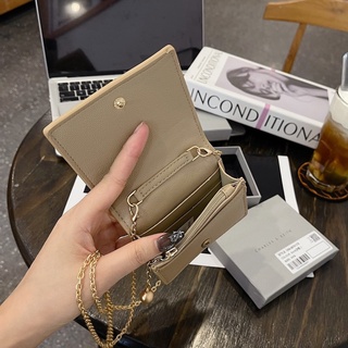 VÍ GẬP MINI C.K CÓ DÂY ĐEO THÁO RỜI ( full box )