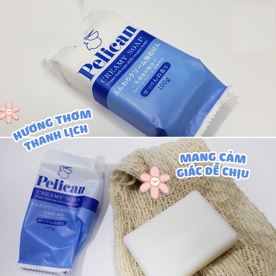 Xà phòng tắm Pelican Creamy Soap 100g