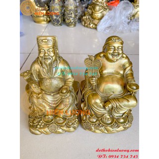 Thần Tài-Thổ Địa-Bằng Đồng (2 Tượng)