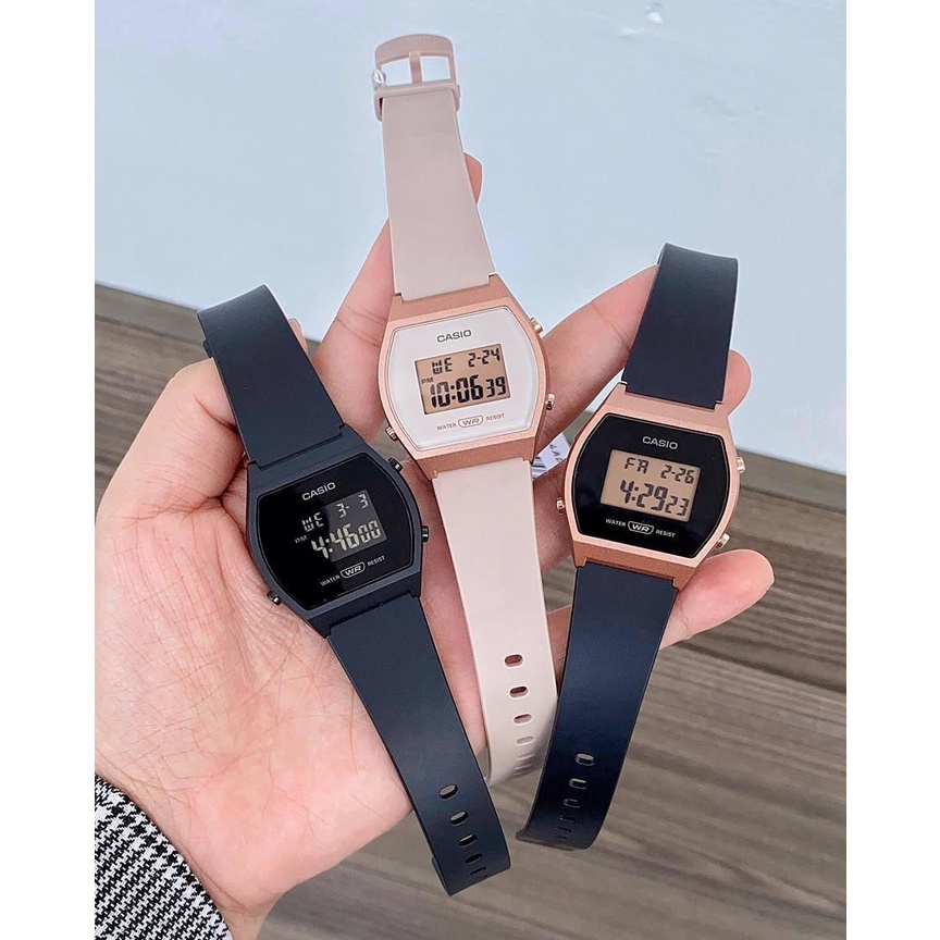 Đồng hồ nữ dây nhựa Casio Anh Khuê LW-204