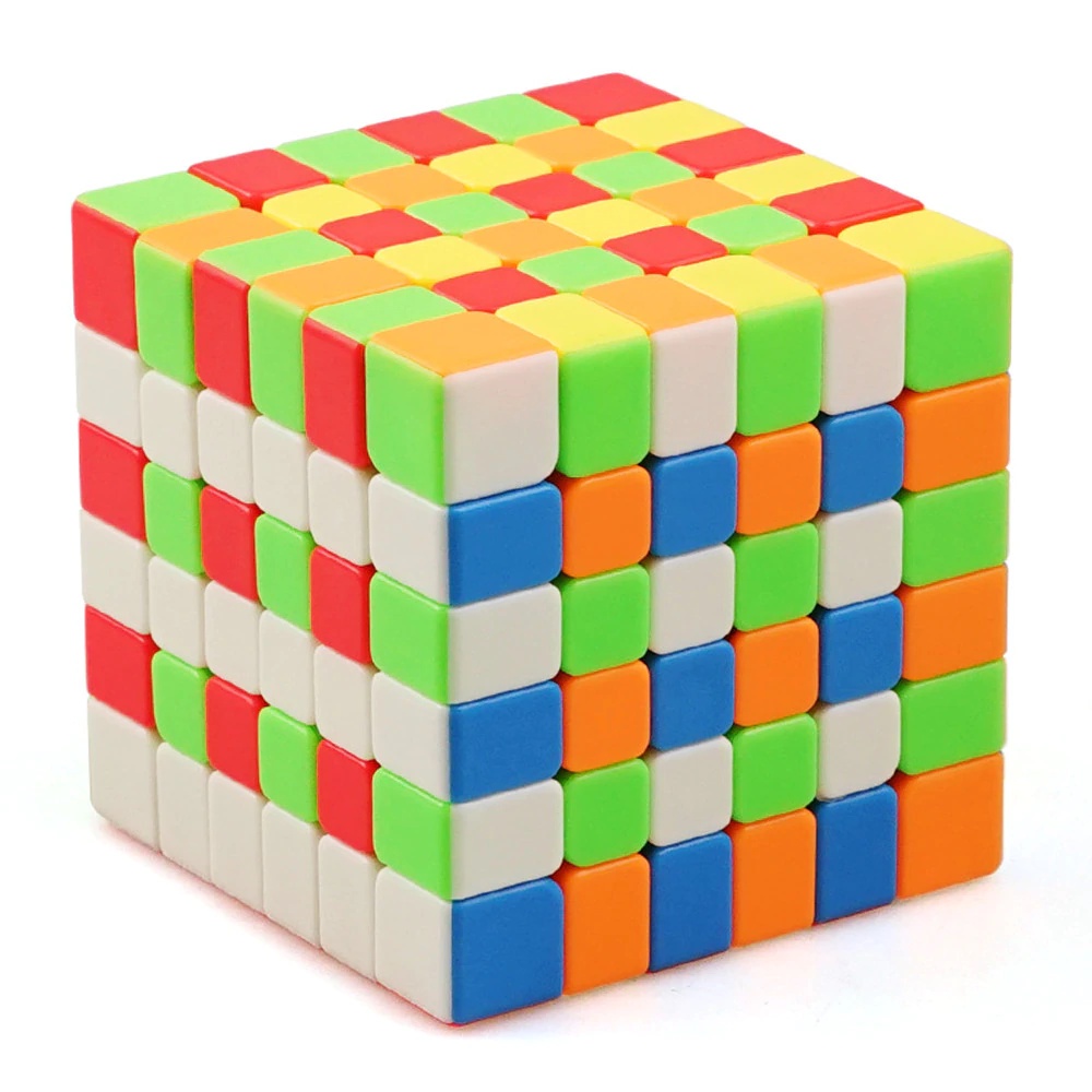 Rubik 6x6 Stickerless/ Sticker MoYu MeiLong MFJS Rubic 6 Tầng 6x6x6 Đồ Chơi Thông Minh