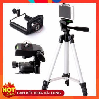 [Mã ELFLASH5 giảm 20K đơn 50K] Giá đỡ 3 chân máy chụp ảnh Tripod TF-3110 + Miếng kẹp điện thoại