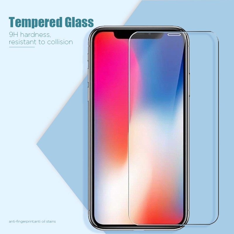 Kính cường lực bảo vệ màn hình thích hợp cho iPhone 12 Pro Max 12 mini 5 5S SE 2020 6 7 8 Plus X XR XS Max 11 Pro Max