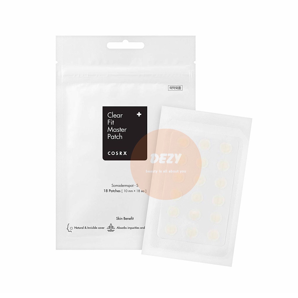 Miếng Dán Mụn Cosrx 24 Miếng Acne Patch Màu Đỏ &amp; Màu Đen - Dán Cho Da Mụn Da Nhạy Cảm Siêu Mỏng - Giảm Mụn Skincare Dezy