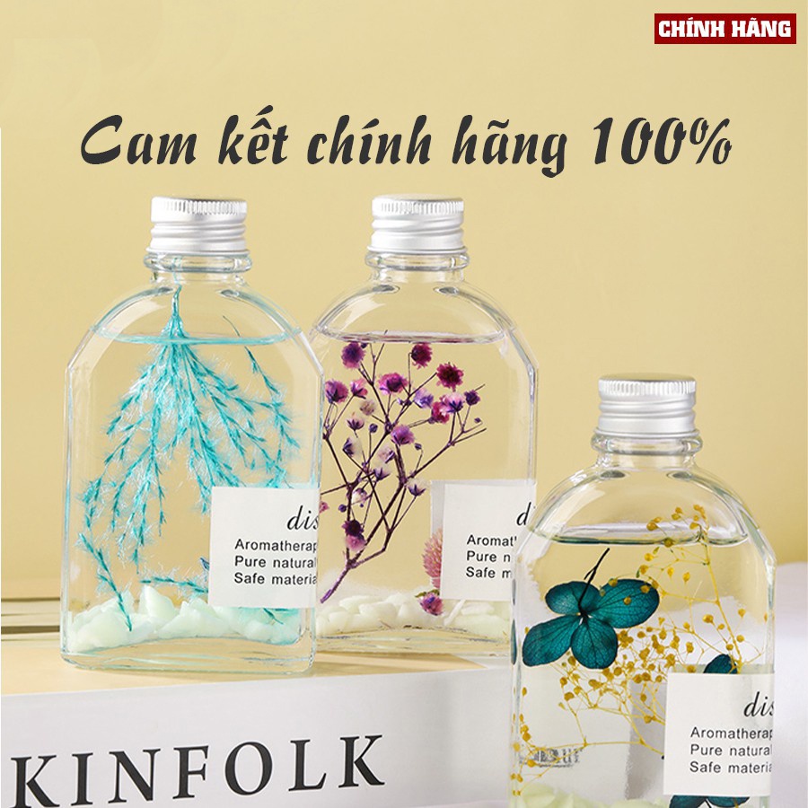 Tinh Dầu Thơm Phòng Phát Sáng Ban Đêm 100ml Que Gỗ Tự Khuếch Tán Hương Khử Mùi Không Khí