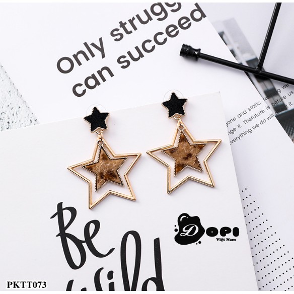 Bông tai hình ngôi sao cá tính