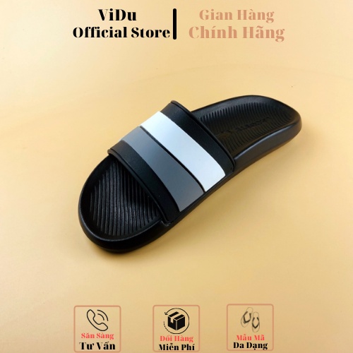 Dép nam thời trang LACOSTE ViDu 21120 hai màu  logo in viền cách điệu chống thấm nước, siêu nhẹ