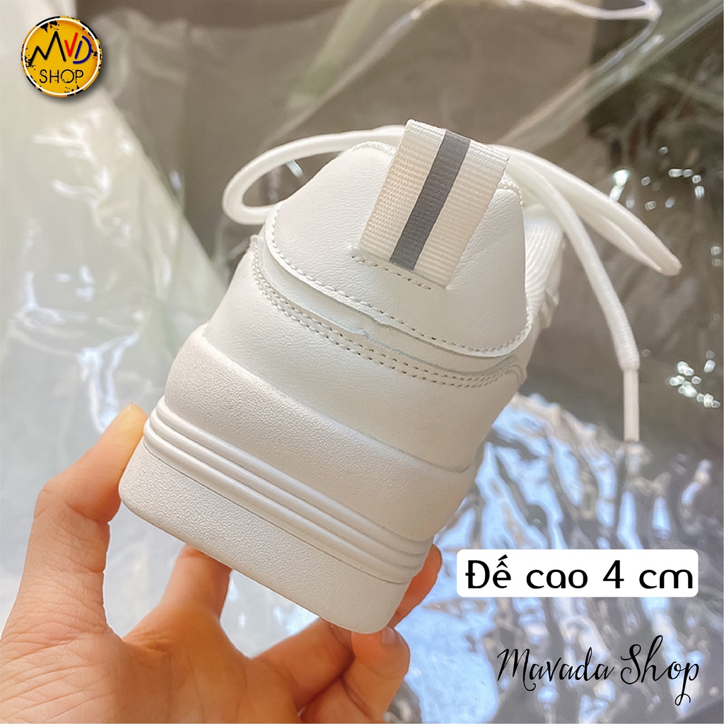 [ Tặng tất cao cấp] Giày thể thao Ulzzang đế bằng bánh mì da mềm , năng động trẻ trung hot trend đẹp