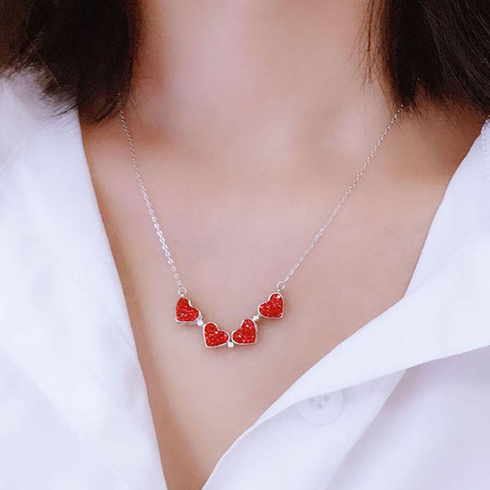 AROMA Vòng cổ Mặt Cỏ Bốn Lá May Mắn Thanh Lịch Cho Nữ