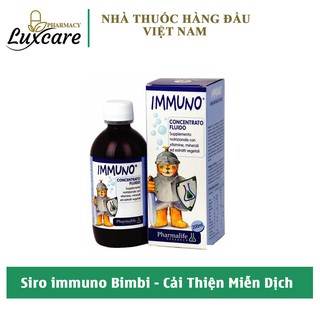 Siro Immuno Bimbi - Chai 200ml - Tăng Cường Miễn Dịch Tự Nhiên Cho Bé