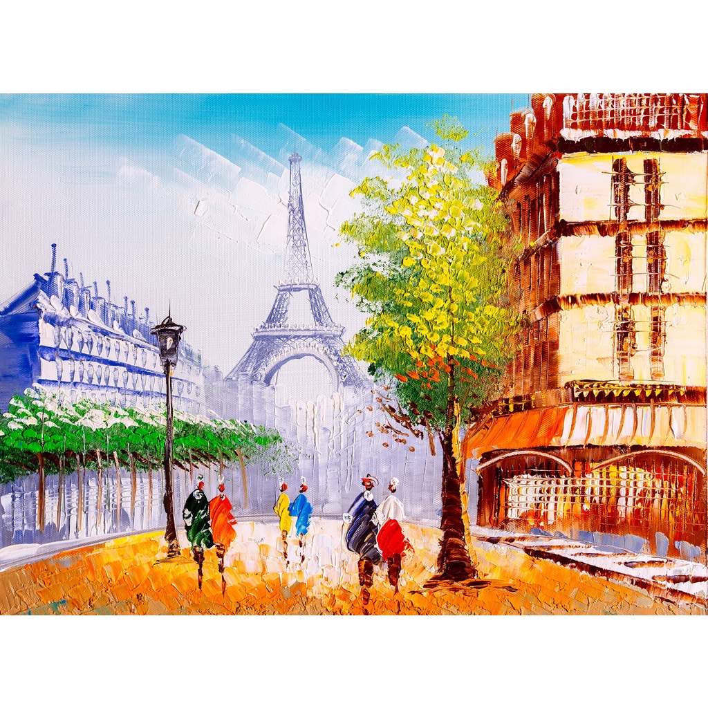 Bộ Tranh Xếp Hình Minh Châu 1500 Mảnh (60x100cm) – Thu Paris