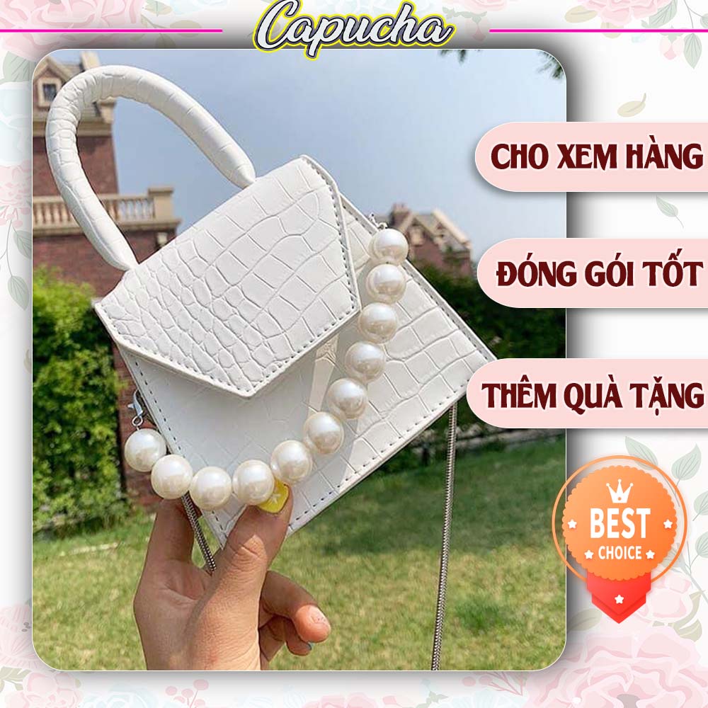 Túi xách nữ mini đựng son phấn kiểu dáng cute xinh xắn Capucha T114