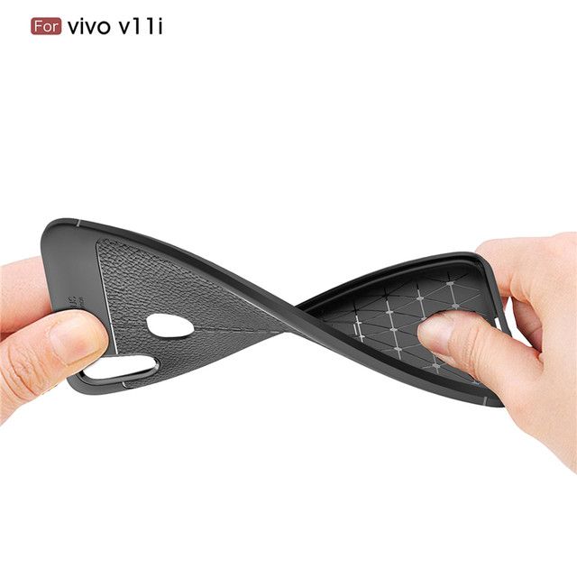 Ốp Lưng Silicon Vân Da Choa Vivo V11i (Auto Focus)