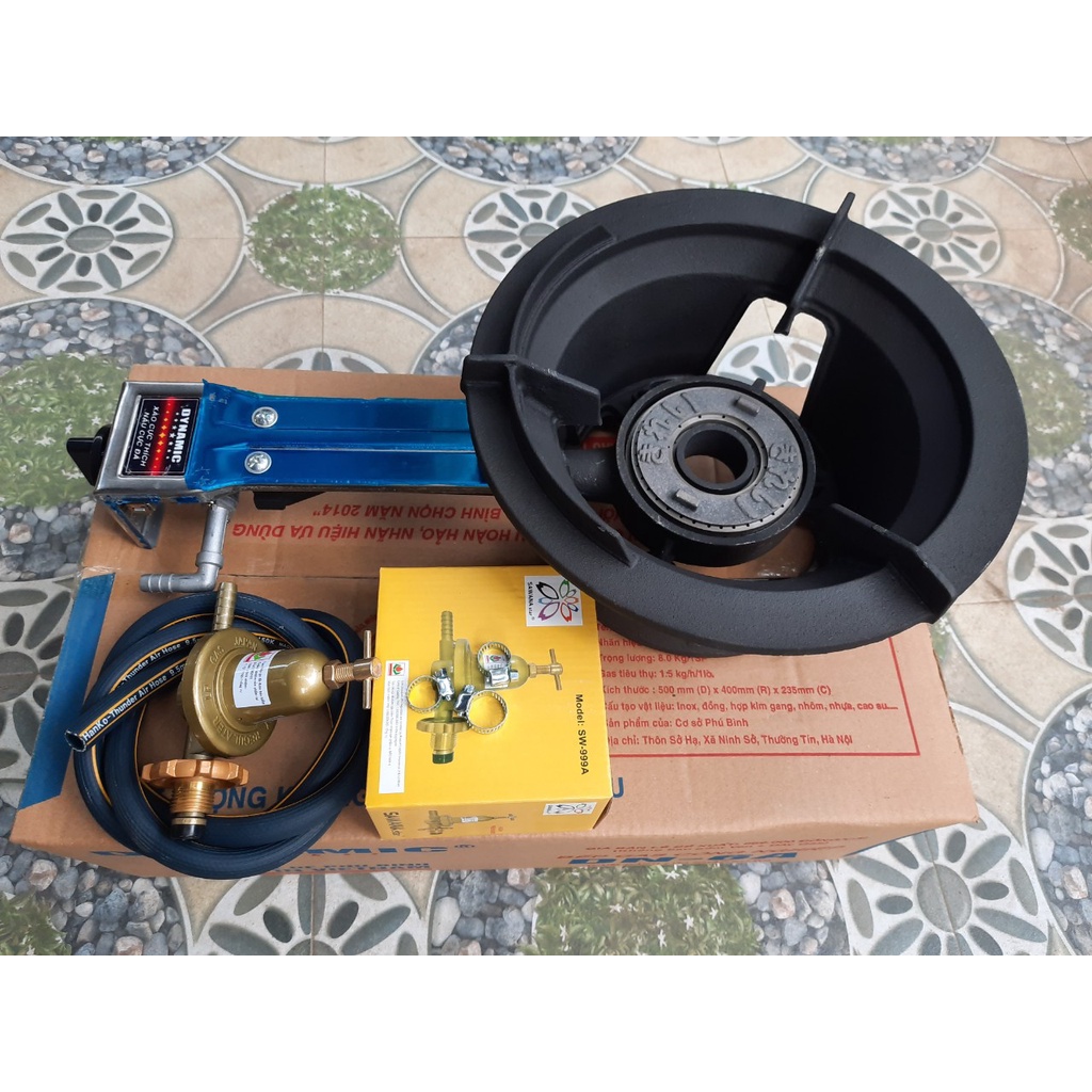 Bếp ga công nghiệp Dynamic DN-6A + Bộ dây van Chính Hãng