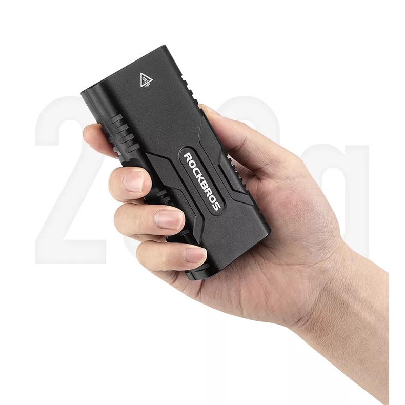 Đèn xe đạp Rockbros 850lm, pin siêu khủng 10.000mah, kiêm sạc dự phòng