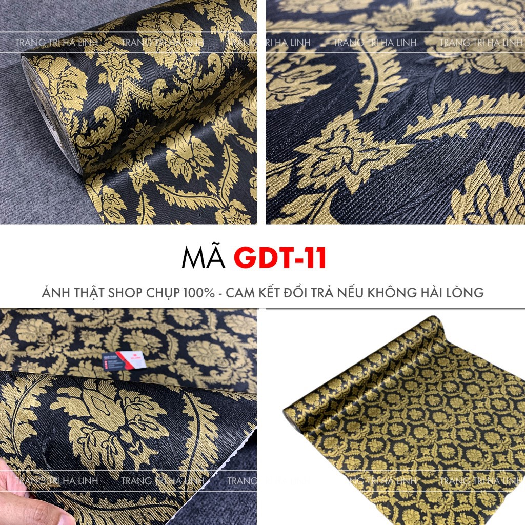 Decal dán tường vintage cổ điển cao cấp chống thấm nước dán phòng ngủ nhiều mẫu hoa văn đẹp giá rẻ